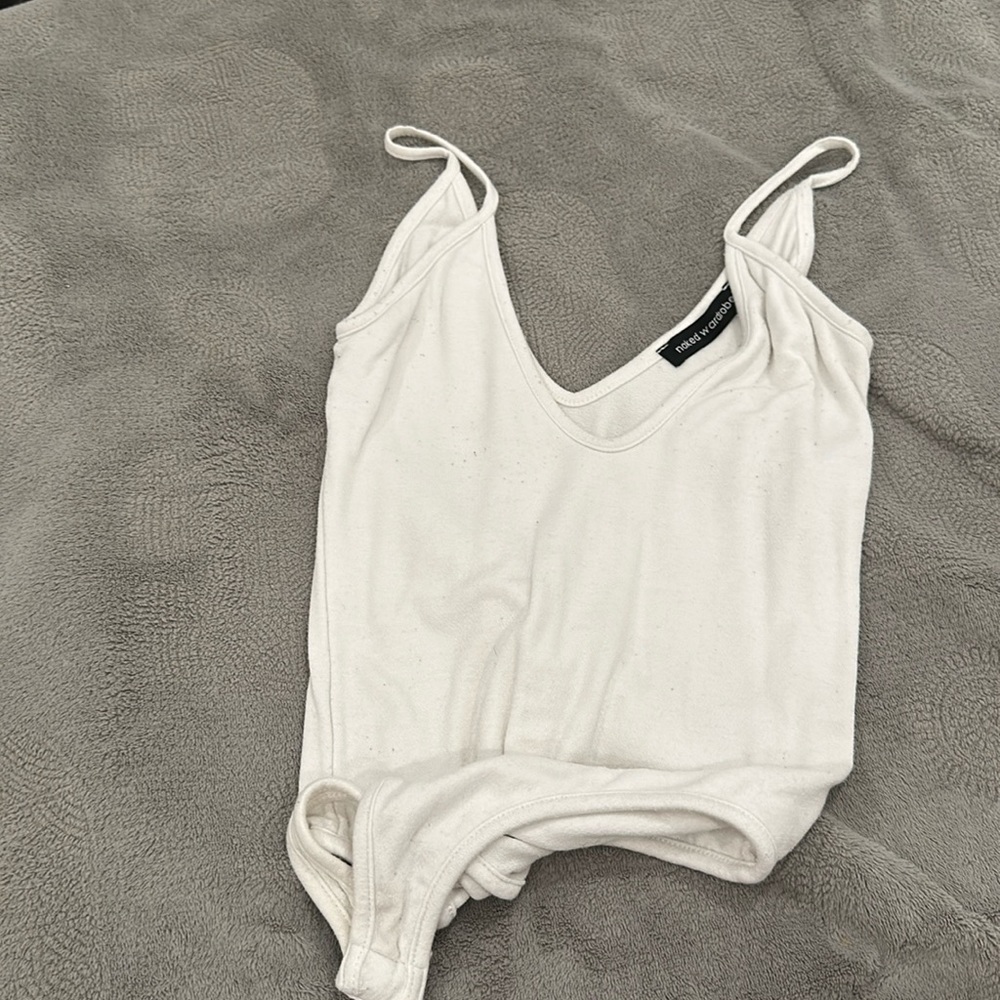 Naked Wardrobe white bodysuit